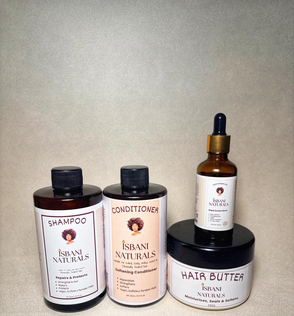Medium Combo (Shampoo, Conditioner, Hair Butter & Hair Growth Oil)