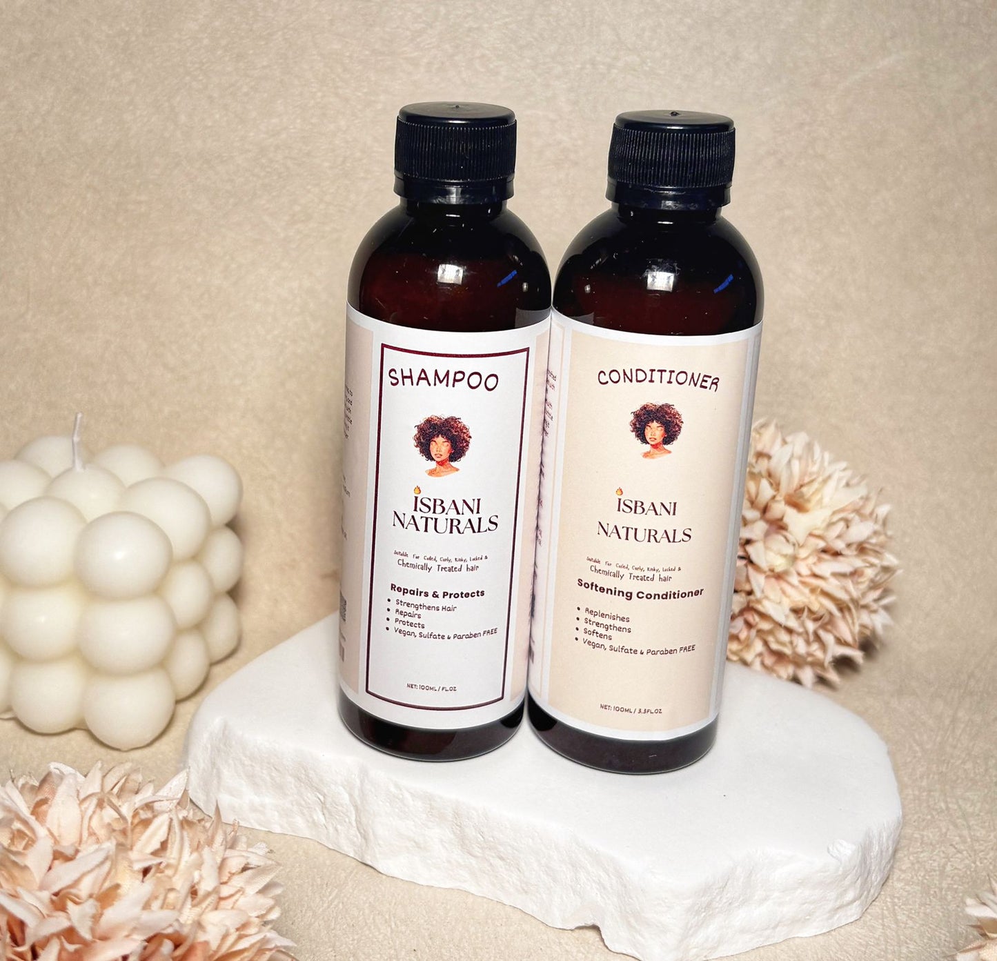 Shampoo & Conditioner Travel Package 100ml
