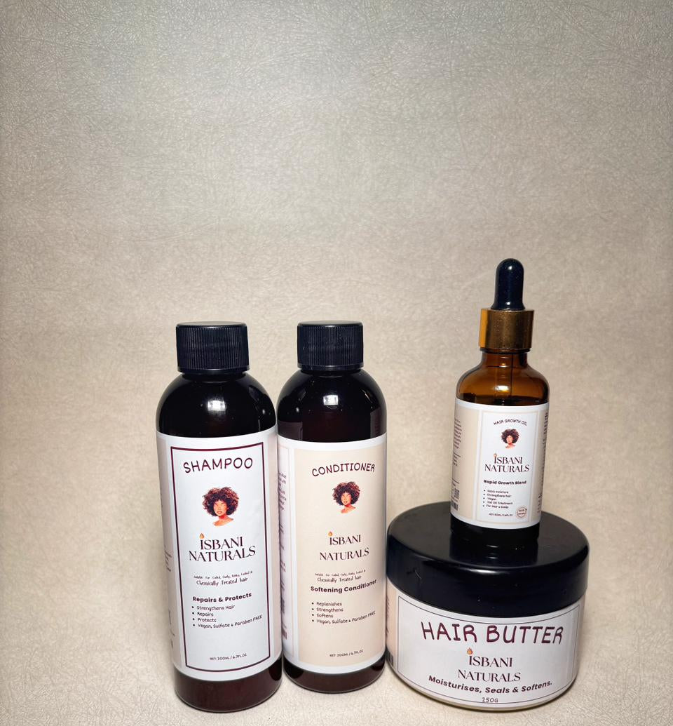 Small Combo (Shampoo, Conditioner, Hair Butter & Hair Growth Oil)